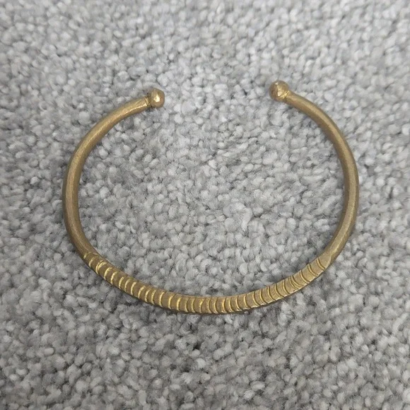 Brass Cuff Bracelet - Picture 2 of 4